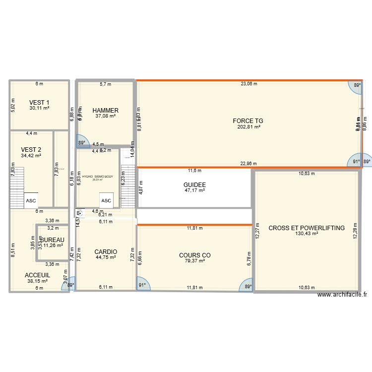 SAINT LOUIS V2. Plan de 15 pièces et 710 m2
