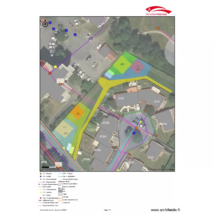 Les HERBIERS - Site 1 demoiselle nv logts-v2. Plan de Les HERBIERS - Site 1 demoiselle nv logts-v2. Plan de