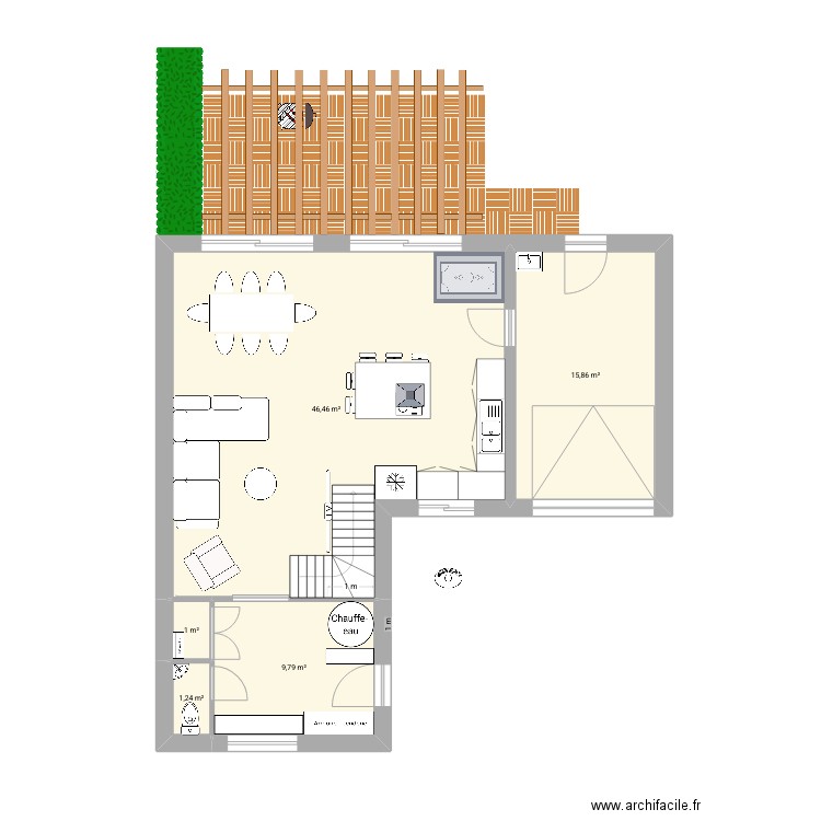 ChaLou_20250304. Plan de 18 pièces et 150 m2