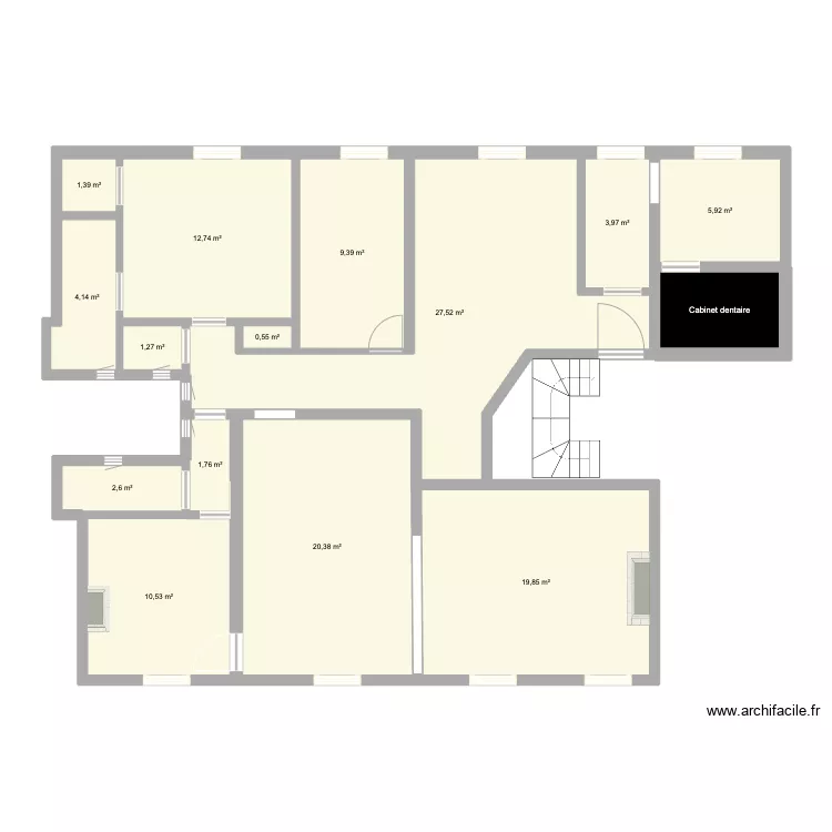 Plan Asni&egrave;res V3. Plan de 