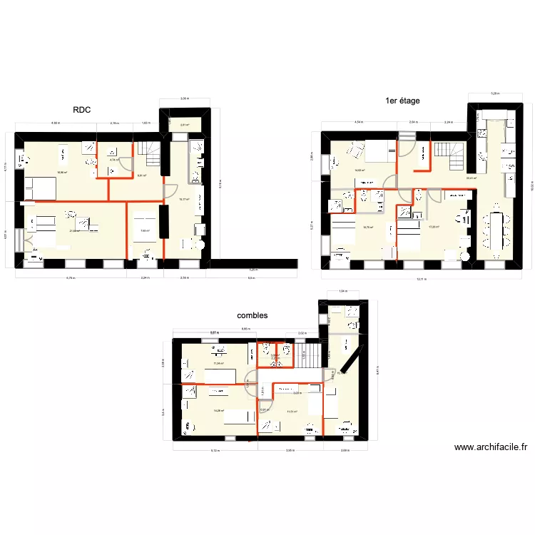 Le M&eacute;e sur Seine. Plan de 