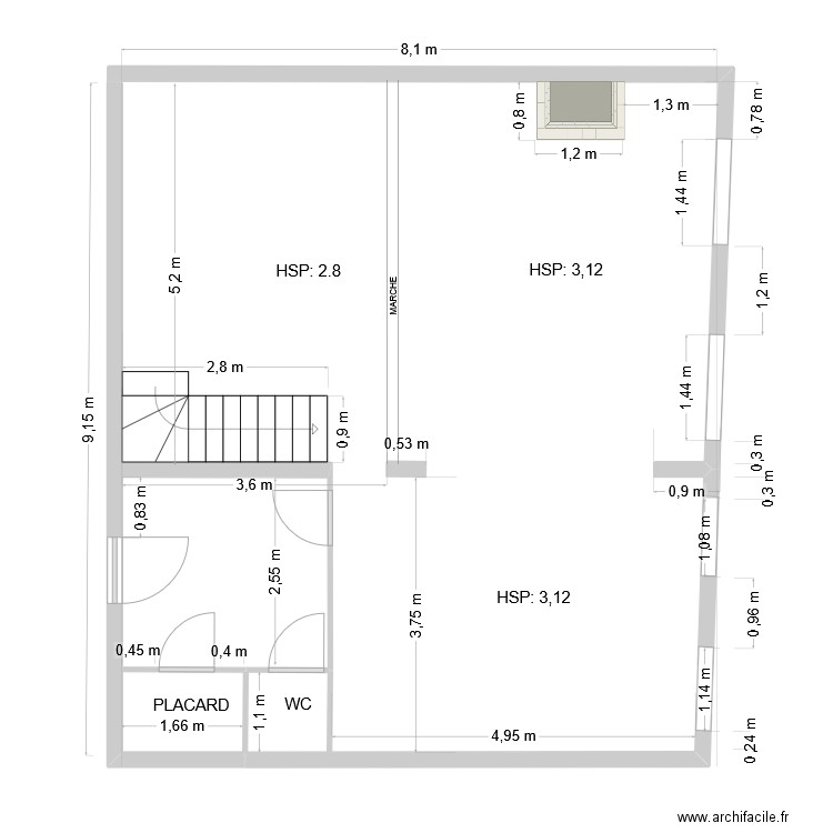 RIZZO rdc coté 2. Plan de 0 pièce et 0 m2