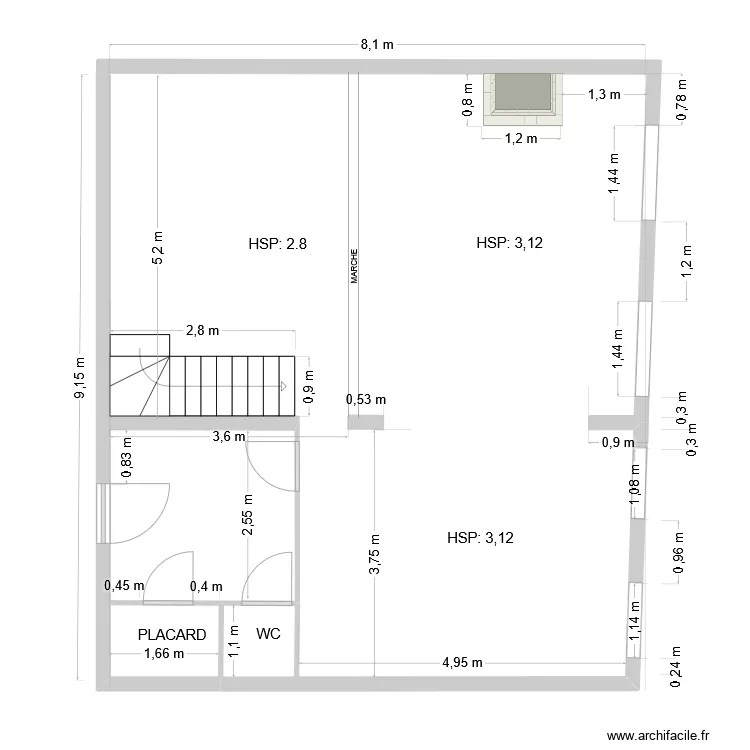RIZZO rdc cot&eacute; 2. Plan de 