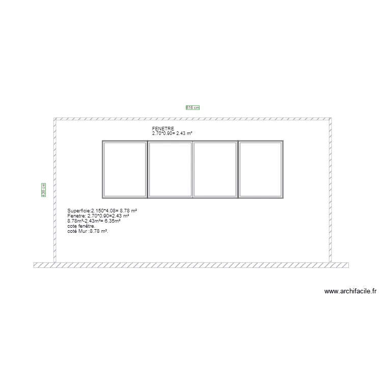 plan atelier cote fenetre. Plan de 