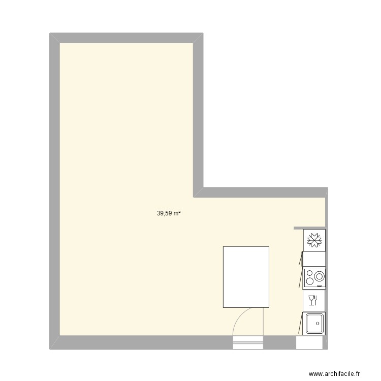 la poste sejour cuisine. Plan de 0 pièce et 0 m2