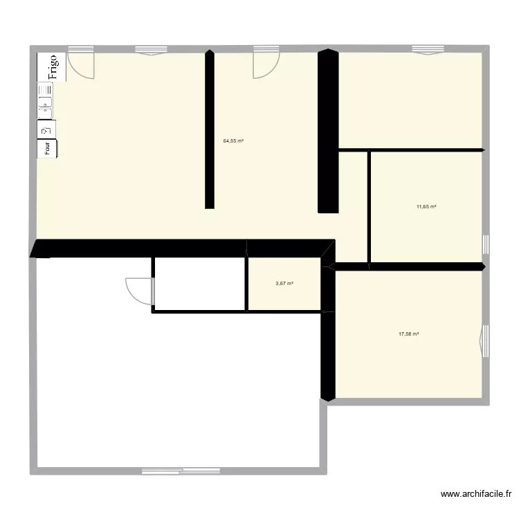 Geoany. Plan de 4  et 97 m²