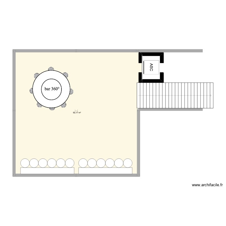 etage projet. Plan de 0 pièce et 0 m2