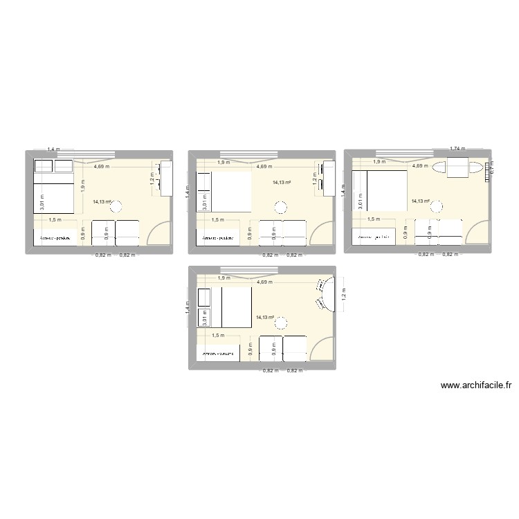 studio Lio. Plan de 0 pièce et 0 m2