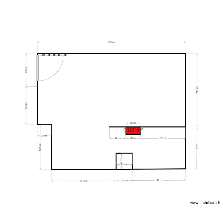 cuisine. Plan de 0 pièce et 0 m2