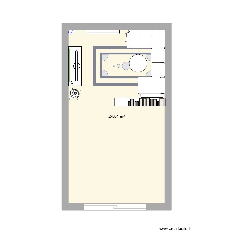 salon. Plan de 0 pièce et 0 m2