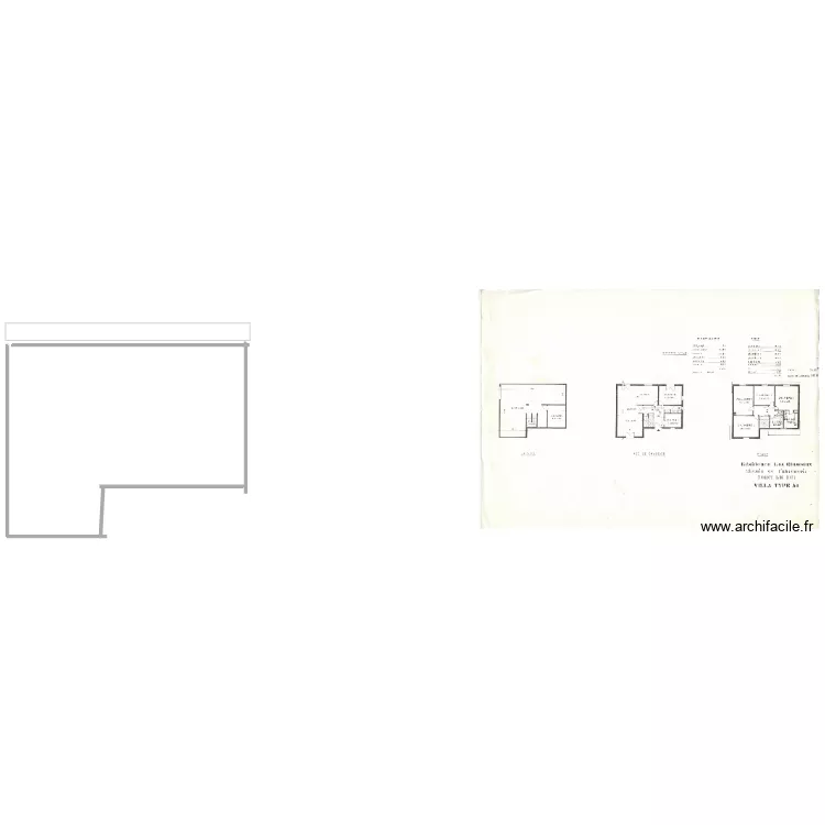 Maison1. Plan de 