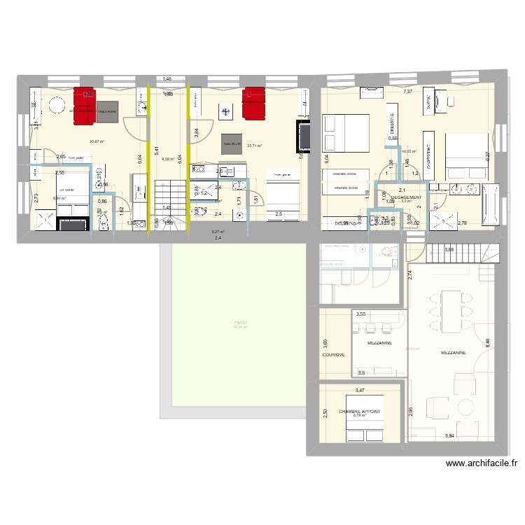 MAISON D HOTES ST GENIS  21022026. Plan de 0 pièce et 0 m2