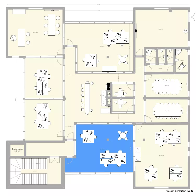 BUREAUX ANCONE loc. Plan de BUREAUX ANCONE loc. Plan de