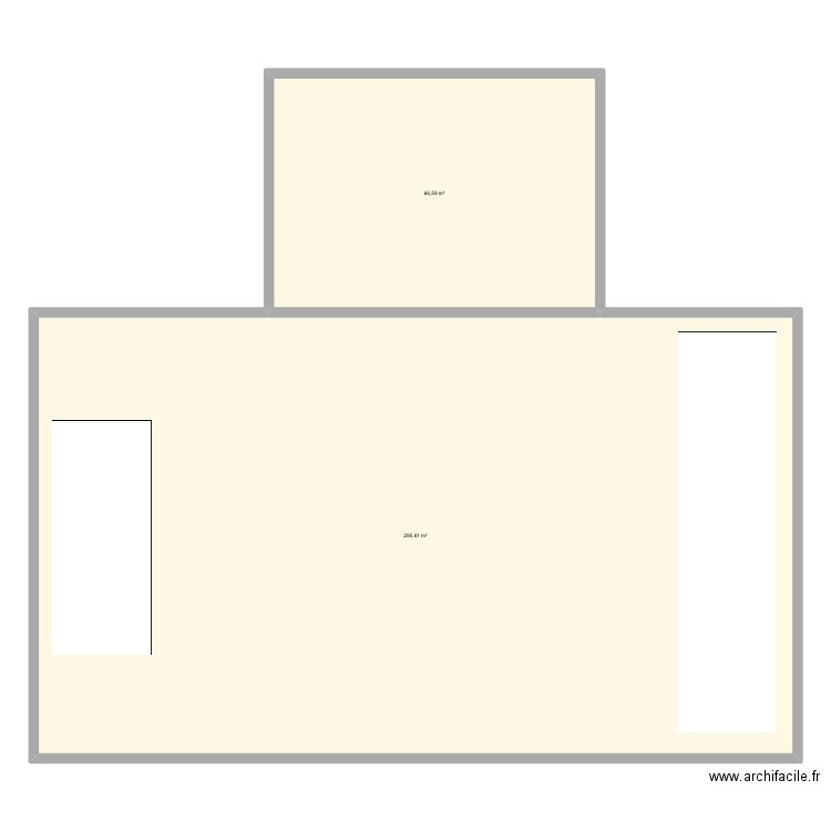 Cité nature. Plan de 2 pièces et 362 m2