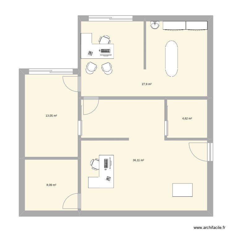 loub. Plan de 0 pièce et 0 m2