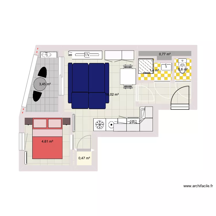 Voltaire v4. Plan de 7 et 28 m² Voltaire v4. Plan de 7 et 28 m²