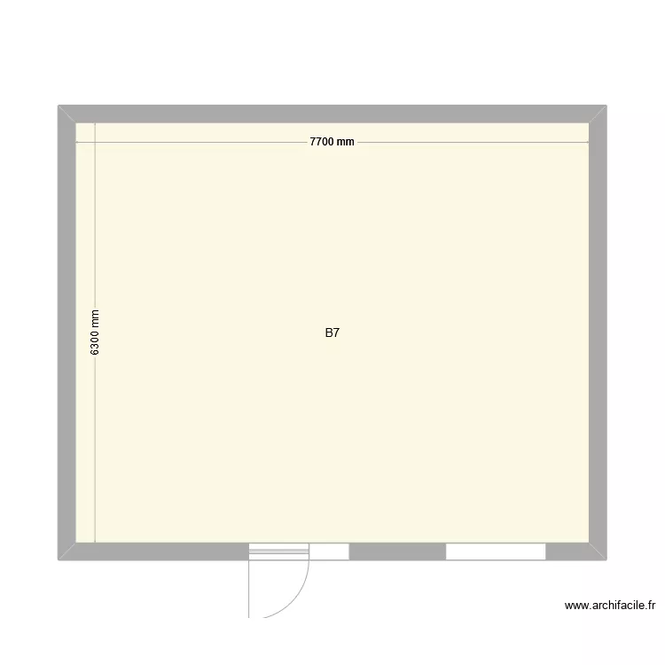 Local v&eacute;lo B&acirc;timent 7. Plan de 