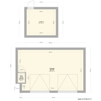 PLAN JOURDAIN GARAGE ET CHAMBRE