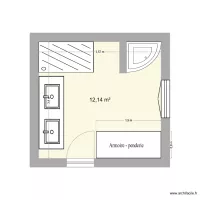 plan salle de bain rdc