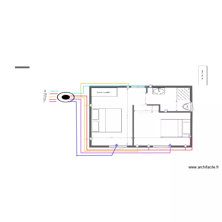 plan chambre 2.3. Plan de 