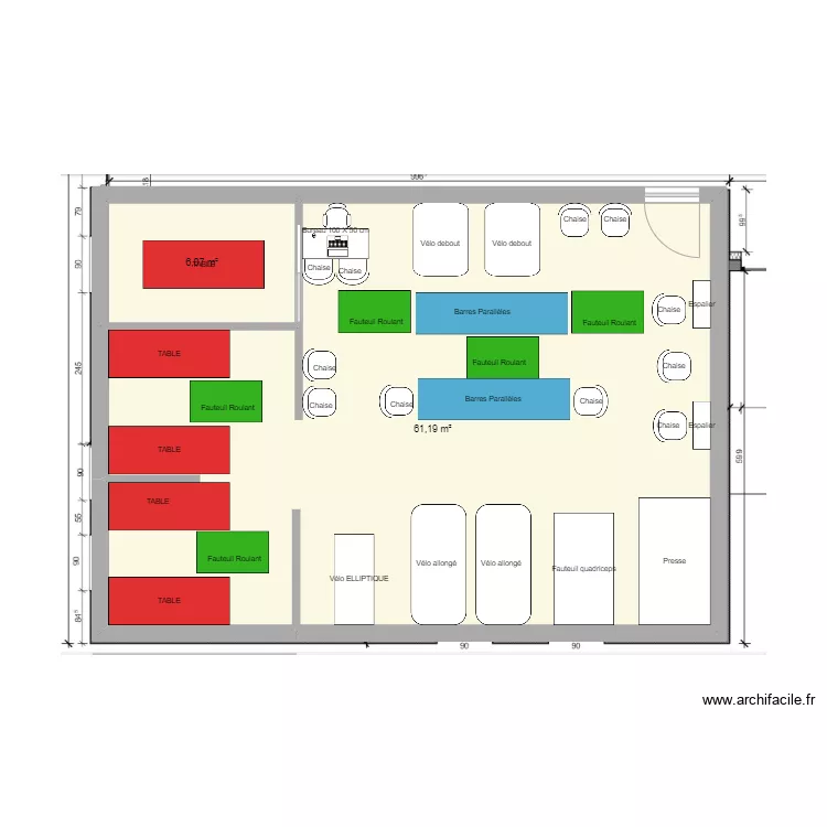 CAB BATIMENT C PROJET. Plan de 