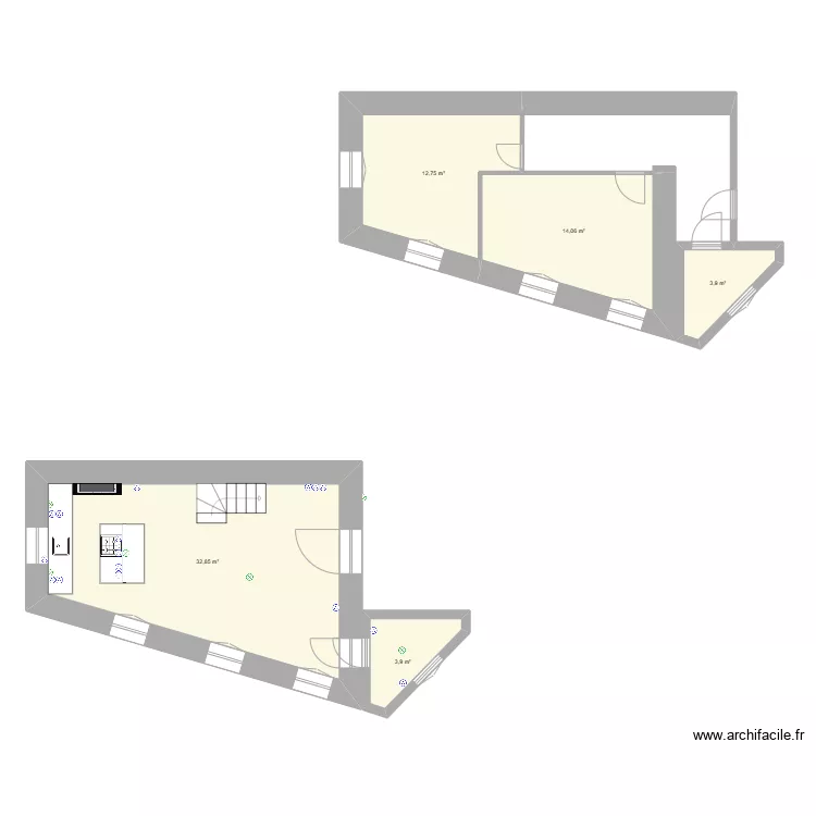 Maison BLD. Plan de 