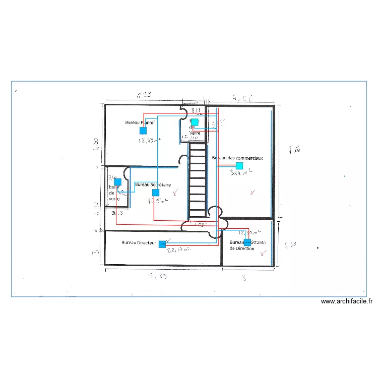 SCI les colombes Modif r+1. Plan de 