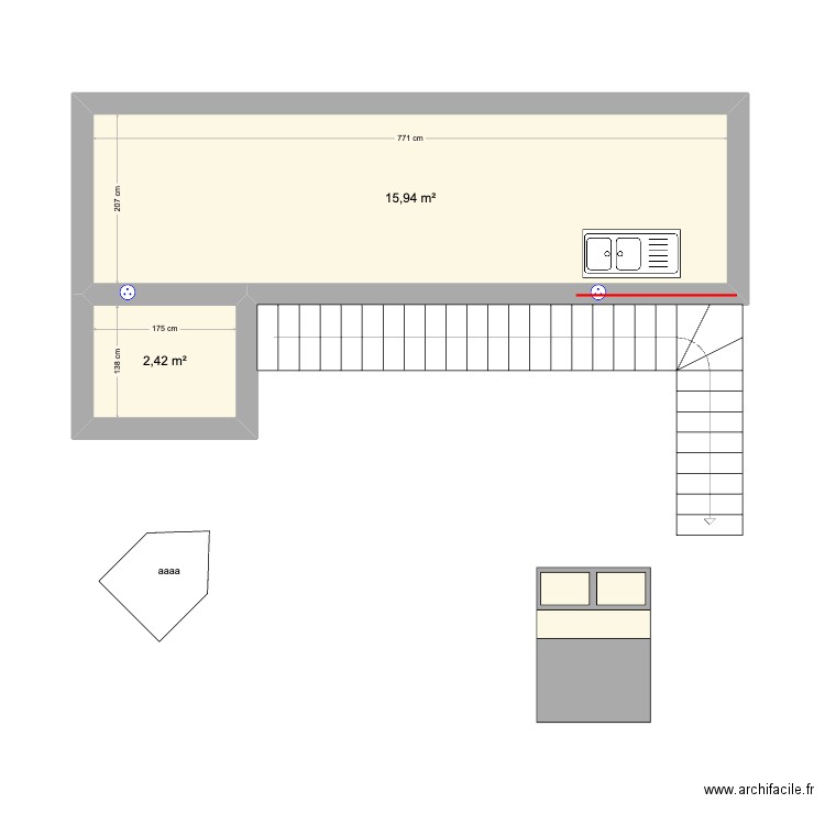 yvette. Plan de 0 pièce et 0 m2