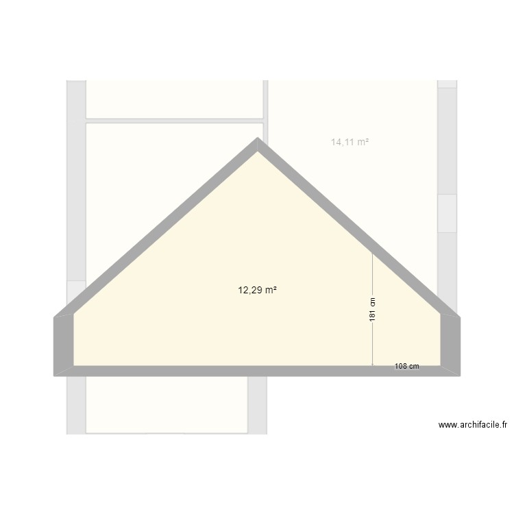 bruschlen. Plan de 6 pièces et 49 m2