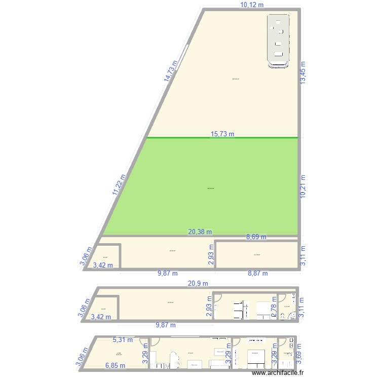 CINE CARMOLI LOS URRUTIAS. Plan de 0 pièce et 0 m2