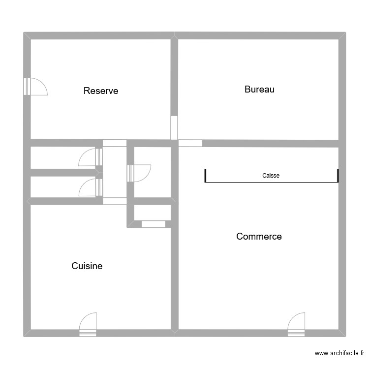 Tabac le ptit Denis VIDE. Plan de 0 pièce et 0 m2