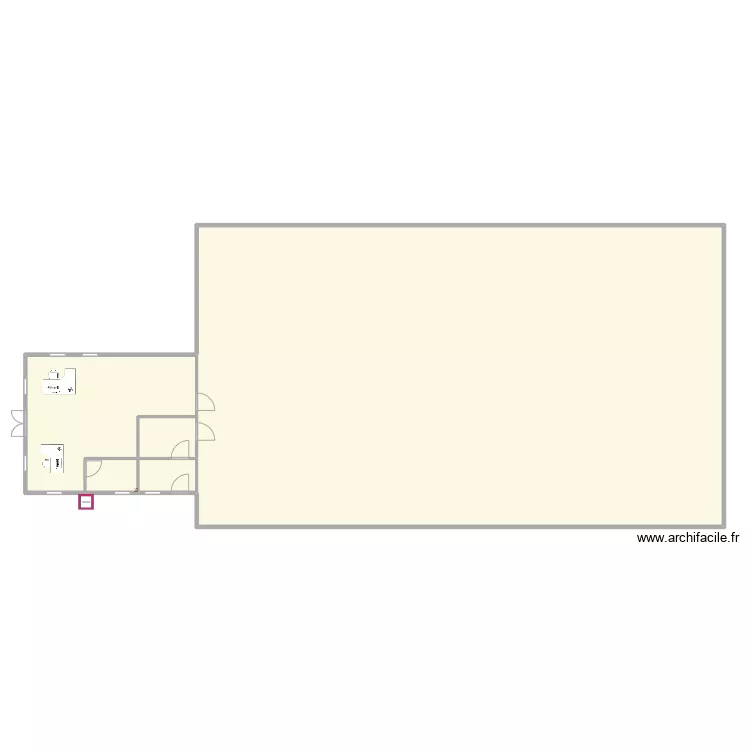 PELLEGRINI SAS INTERIEUR . Plan de 
