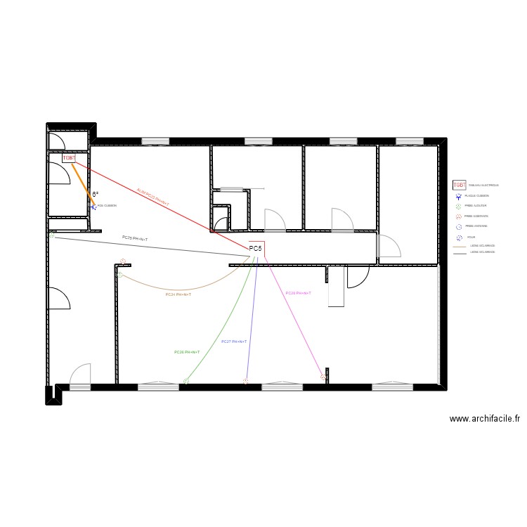 JACQUET PC5. Plan de 0 pièce et 0 m2