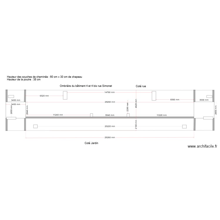 TerrasseBatimentA. Plan de 0 pièce et 0 m2