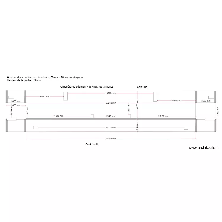 TerrasseBatimentA. Plan de 