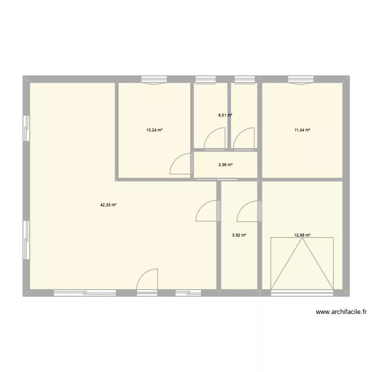 Plan1SVSJ. Plan de 7  et 92 m²
