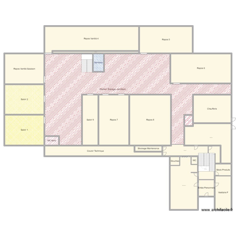 Sous Sol . Plan de 0 pièce et 0 m2