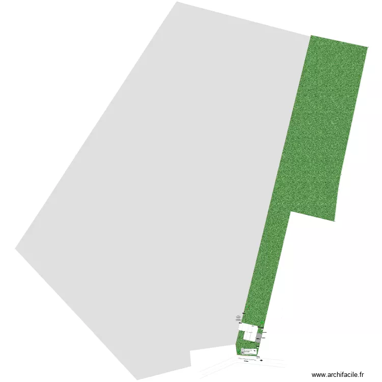 PLAN DE MASSE PROJET AAA. Plan de 