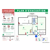 Plan d'évacuation L'Andalousia 1.0