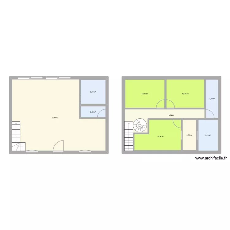 Mikael. Plan de 10 et 172 m² Mikael. Plan de 10 et 172 m²