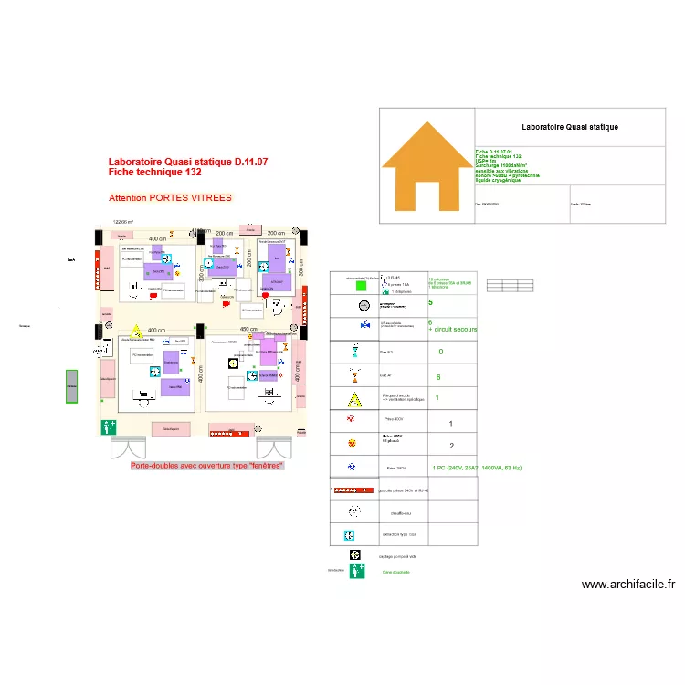Quasi statique V1_Micro implantation tableau ecarts. Plan de 