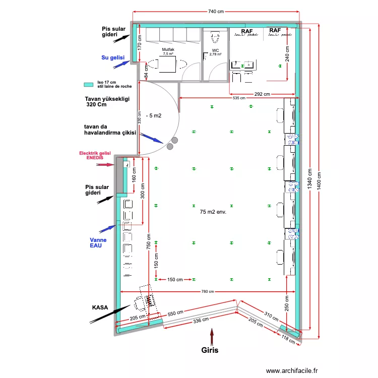 Salon Coiffure Bondy. Plan de Salon Coiffure Bondy. Plan de