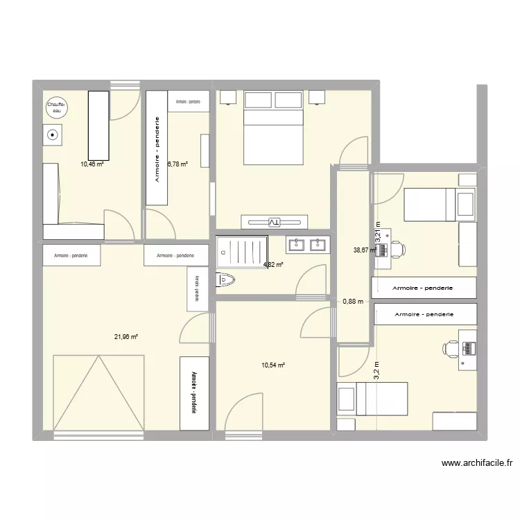 rdc travaux Elise eco +. Plan de 6 et 93 m² rdc travaux Elise eco +. Plan de 6 et 93 m²