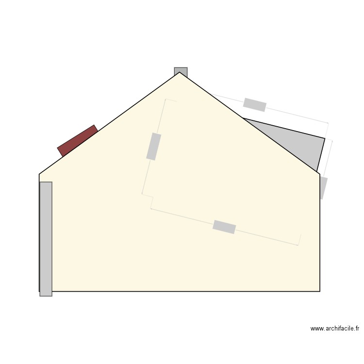 PLAN FACADE OUEST. Plan de 0 pièce et 0 m2