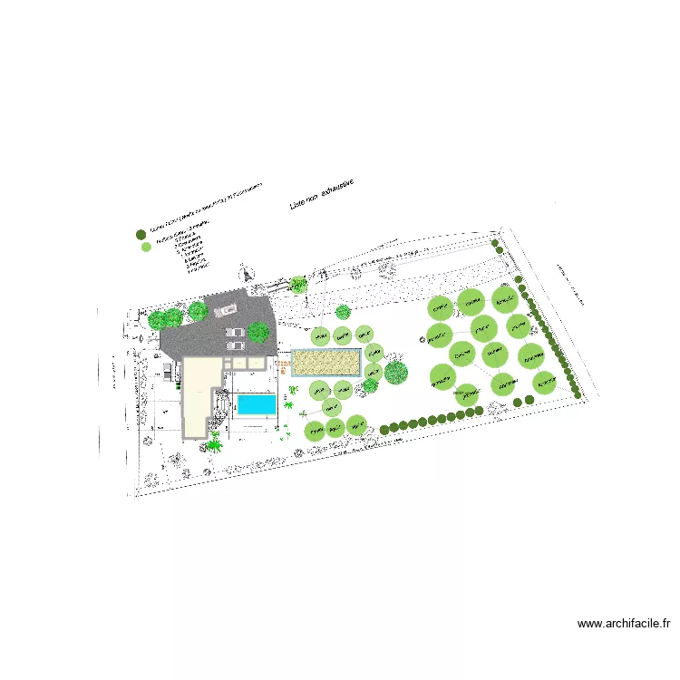 IRRIGATION. Plan de 5  et 135 m²