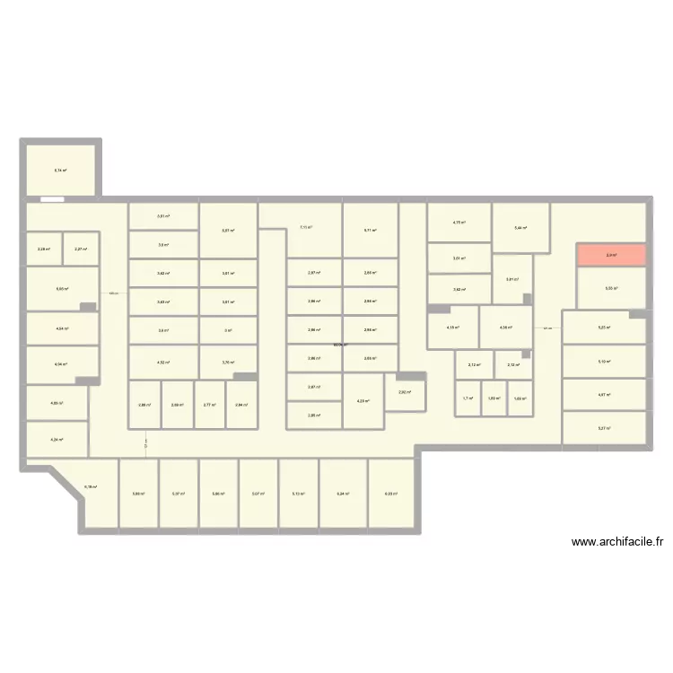 pior velho loja 5. Plan de 