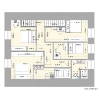 1er étage mur moins épais