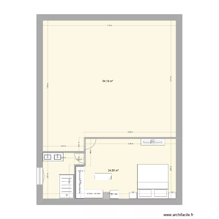 Etage. Plan de 0 pièce et 0 m2 Etage. Plan de 0 pièce et 0 m2