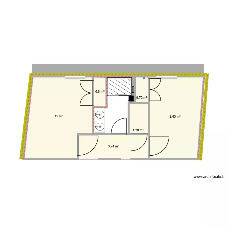 12/06/2026. Plan de 6 et 27 m² 12/06/2026. Plan de 6 et 27 m²