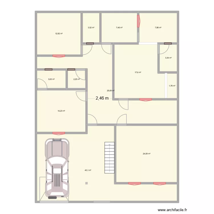 mbour1. Plan de 29 Pièces et 428 m² mbour1. Plan de 29 Pièces et 428 m²